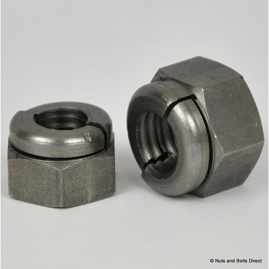 A4 Marine Grade Stainless Steel Nyloc Locking Nuts - M3, M4, M5, M6, M8, M10, M12 Assorted Sizes