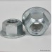 M12 x 1.25mm Coneloc Flange Self-Locking Hex Nut, Metric Fine, Grade 10 Steel, Zinc Plate
