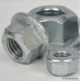 M10 x 1.50mm Coneloc Flange Self-Locking Hex Nut, Metric, Grade 10 Steel, Zinc Plate
