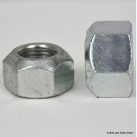 9/16-18 Hex Castle Nuts / Steel / Zinc - 200 Piece Carton