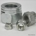 M20 x 2.50mm Snep Turret Self-Locking Hex Nut, Metric, Grade 8 Steel, Zinc Plate